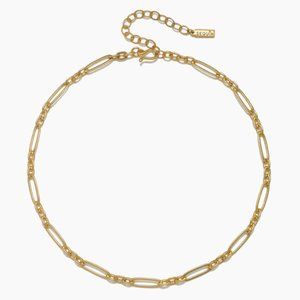 Gold Link Choker Necklace